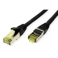 Roline 21150748 - Patchkabel Cat.6a, S/FTP Outdoor schwarz, 0,15