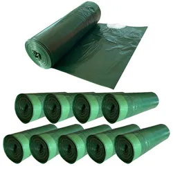 Wellhome – Packung mit 200 30-l-Müllbeuteln mit Selbstverschluss und Tropfschutz, hergestellt aus recycelten Materialien der Marke