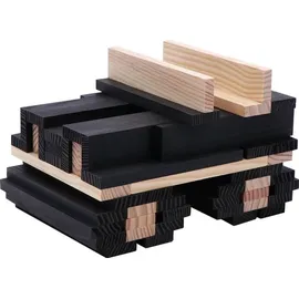 Kapla 40er Holzbausteine schwarz