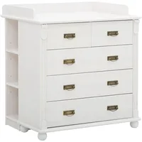 OTTO home Babyzimmer-Komplettset OTTO HOME "Aimo, luxoriöser Landhausstil, Messinggriffe", Kinder, Gr.