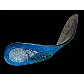 SIDAS Gel Memory Kissen Einlegesohlen 42-43 Schwarz/Blau