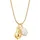 yokoamii Kette mit Anhänger Y109 gelbgold / weiß