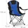 Relaxdays Campingstuhl blau/schwarz (10021010)