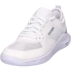 Kempa Hallen-Sport-Schuhe Kourtfly W in weiß/silber | Gr.: 8