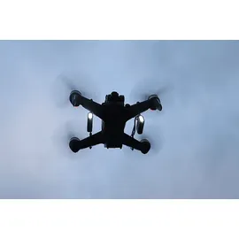 Roboterwerk MONA 500 Dual, für DJI FPV Drohnen Beleuchtungssystem, Schwarz