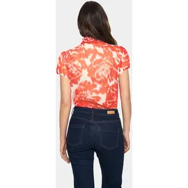 St Tropez Rüschenbluse LiljaSZ Crinkle SS Shirt orange M