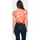 St Tropez Rüschenbluse LiljaSZ Crinkle SS Shirt orange M