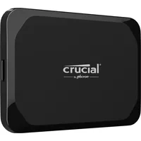 Crucial X9 1TB Mobile tragbare SSD Festplatte USB-C 1000GB externe SSD (1 TB) 1050 MB/S Lesegeschwindigkeit, 1000 MB/S Schreibgeschwindigkeit, USB 3.2 Gen 2, USB-C, Fallschutz, Kompakt, Leichtgewicht schwarz