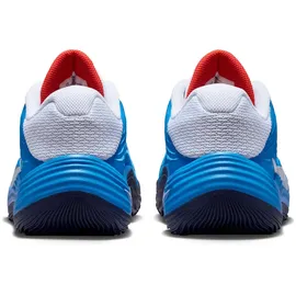 Nike "Nike Precision 8 Low", Herren, Gr. 46, weiß, weiß, lt photo blau, picante rot, Synthetik, Textil, Schuhe