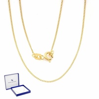 Nicole Manson Goldkette 585 Gold Ketten 14K 40cm - 60cm, Panzerkette goldfarben 60cm - 0.8 mm