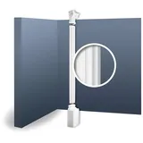 Orac DECOR KC6H LUXXUS Halbsäulen Set KomplettSet max. Höhe 287 cm Weiß