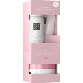RITUALS The Ritual of Sakura Geschenkset Trial Set Body Scrub 125 g + Body Cream 70 ml + Duschschaum 50 ml
