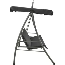 vidaXL Gartenschaukel Grau 3-Sitzer
