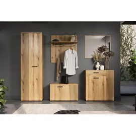 trendteam Garderobenschrank Amrum 60x36x196 cm braun