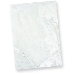 TATMOTIVE 48-0500 Marmor DIN A4 500 BLATT Briefpapier Grau-Blau Speisekarte Papier