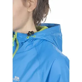 Trespass Qikpac Jacket Kompakt Zusammenrollbare Wasserdichte Regenjacke, Blau (Cobalt), L