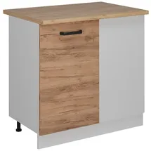 Vicco Eckunterschrank R-Line 86 cm x 81,6 cm x 60 cm Weiß