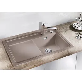 Blanco Zenar 45 S links Einbau von Oben anthrazit Handbetätigung 860 x 510 mm