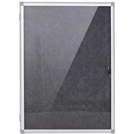 MCW Pinnwand Q51-FG 68 x 95 cm Schwarz