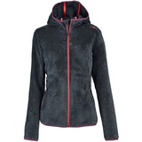 CMP Fleecejacke, antracite-burgundy, 38