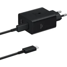 Samsung Schnellladeadapter Duo + 5A Kabel PD USB-C T5020 Schwarz