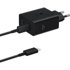 Samsung Schnellladeadapter Duo + 5A Kabel PD USB-C T5020 Schwarz