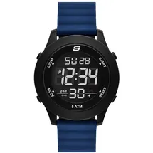 SKECHERS Herren Analog Quarz Uhr mit Silikon Armband SR5225