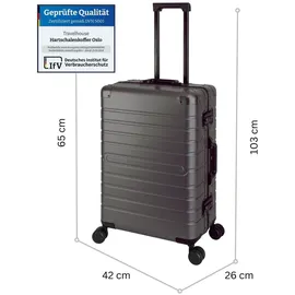 TRAVELHOUSE Oslo 4-Rollen M 72 cm / 102 l grau