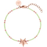 Purelei Perlenarmband Cheerful mit bunten Glasperlen und Seestern-Anhänger Armbänder & Armreife Damen