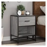 vidaXL Nachttische 2 Stk. Grau Sonoma 40x31x50 cm Holzwerkstoff