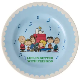 Rice Snoopy Melamin Teller 20 cm hellblau