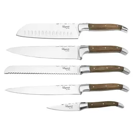 HAWS Laguiole Messerset 5-tlg. Braun