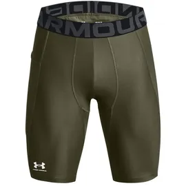 Under Armour HeatGear Armour Funktionsshorts Grün/Weiß XS