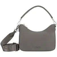 Bogner Pontresina Lora Schultertasche Leder 24 cm grau