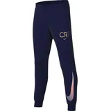 Nike CR7 Club Fleece Jogginghose Kinder 492 blue void/metallic gold M 137-147 cm