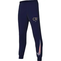Nike CR7 Club Fleece Jogginghose Kinder 492 blue void/metallic gold M 137-147 cm