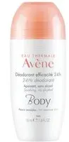 Avène BODY Déodorant efficacité 24h Sans alcool Rouleau 50 ml