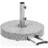 Kettler Easy-Stand Schirmständer Granit/Edelstahl Rohr  Griff und Rollen 55 kg