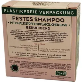 Garnier 4 x Garnier Wahre Schätze Festes Shampoo Hafermilch Haarshampoo 60g