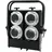 Eurolite Audience Blinder 4 x PAR-36 Schwarz