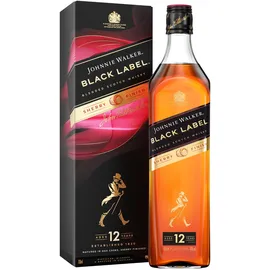 Johnnie Walker 12 Years Old Black Label Sherry Finish Blended Scotch 40% vol 0,7 l Geschenkbox