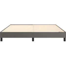 vidaXL Bettgestell 160 x 200 cm Grau