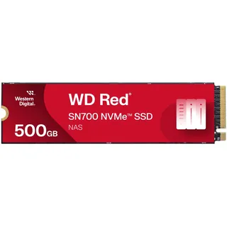 WD Red SN700 500GB NVMe SSD for NAS devices, with robust system responsiveness and exceptional I/O performance