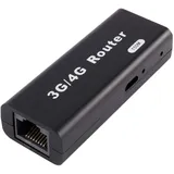 Mobiler WLAN Router, Tragbarer RJ45 3G/4G WiFi WLAN Hotspot 150Mbps USB Wireless Router Kompatibel mit IEEE.802b/g/n-Standards