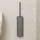 Herzbach Deep Grey Toilettenbürstengarnitur 23.810000.1.06 grau matt, Wandmontage