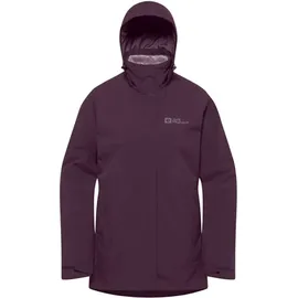 Jack Wolfskin Damen Rotwand 3in1 Jkt W, Midnight Plum, M