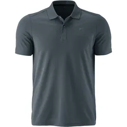 Radtrikot GONSO "Almas", Herren, Gr. M, grau (anthrazit), 100% Polyester, Rundhals, Kurzarm, Trikots, Herren Fahrradtrikot kurzarm, elastisches und atmungsaktives Radshirt