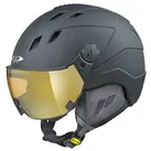 CP Ski- und Snowboardhelm Visier CORAO+ - Uni., black soft touch (XL (62-64 cm))
