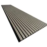 Endorphin Dekorpaneele 6 Stück Akustikpaneele 61x266x2,1cm Holzfurnier Walnuss dunkel