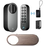 Aqara Smart Lock U200 Kit Smartes Türschloss mit Matter/Bluetooth,IPX5 wasserdicht, Apple Home Key/Fingerabdruck/Passwort/NFC-Zugriff, automatisches